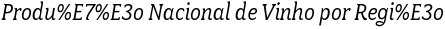 Produ��o Nacional de Vinho por Regi�o