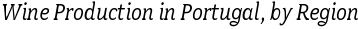 Wine Production in Portugal, by Region