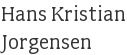Hans Kristian Jorgensen  